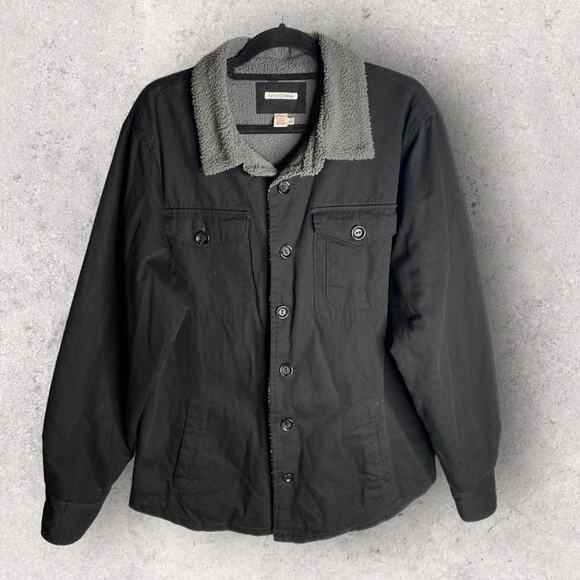 CARBON 2 COBALT Chili Chaser Men’s Jac-Shirt fleece lined button down Shacket - Picture 2 of 4